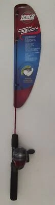 Zebco Dock Demon Spincast Rod & Reel Combo Super Tough 301 - Image 1 of 4