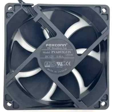 Foxconn 9cm 92x92x25mm DC12V 0.40A 4 Lines Pwm CPU Cooling Fan PVA092G12S - Image 1 of 3