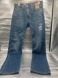 Men's Levi's 502 Jeans Men Sz 29x32 Blue Tapered Leg Stretch NWT - Picture 1 of 5