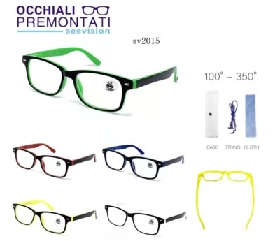 Occhiali da Lettura vesta per Donna e Uomo premontati Montatura Bicolore Fashion