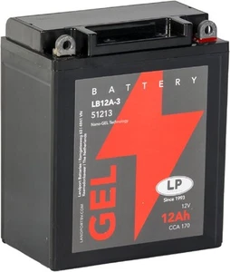 Landport LB12A-3 Gel Battery 12V, 170CCA Fits Yamaha XV 535Virago 3BR 1988-1988 - Picture 1 of 5