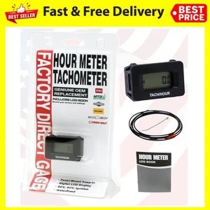 USA Digital Panel Mount Hour/Tach Meter for Toro - MTD - Bad Boy - Cub Cadet - T - Picture 1 of 8