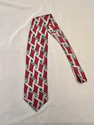 Corbata de cuello vintage roja, verde y gris - Fosters Tading Ltd Foto 1 de 4