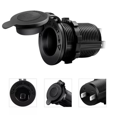 12V Car Cigarette Lighter Socket Outlet Charger Power Adapter Plug Waterproof SM - Image 1 of 4