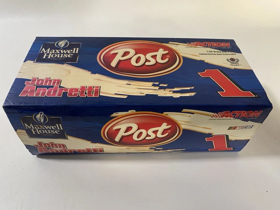 John Andretti 2004 diecast #1 Post Maxwell House Monte Carlo coche de carreras escala 1:24 Foto 1 de 4