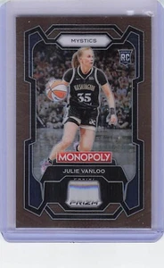 Panini Prizm Monopoly WNBA 2024 Julie Vanloo RC #34 marrón Prizm #'d 78/249 - Imagen 1 de 2