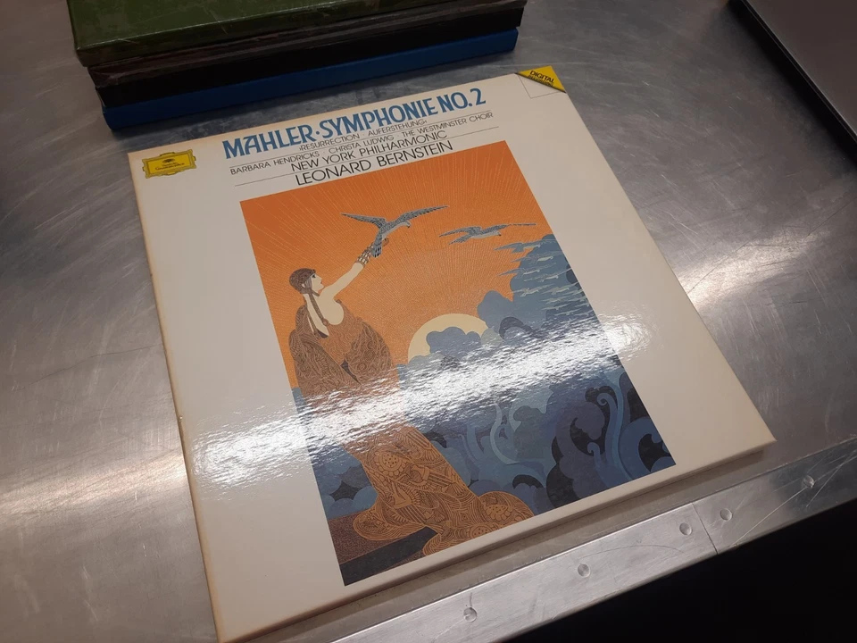 NEAR MINT++ Mahler New York Philharmonic Bernstein Deutsche Grammophon 423 395-1 - Bild 1 von 4