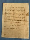 Queen of England - Louise - wife of Bonnie Prince Charlie - Hand Signed Letter