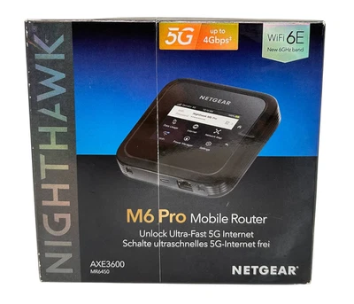 Netgear Nighthawk M6 Pro (MR6450) – 5G Mobile Router – WiFi 6E – OVP - Bild 1 von 4
