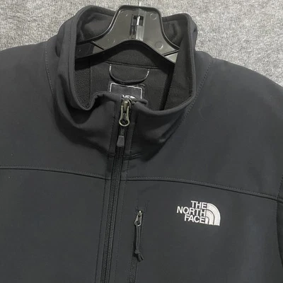 The North Face Vest Jacket Men XXL Black Apex Bionic Softshell Windwall Zip Rain - Image 1 of 4