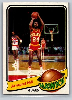 1979-80 Topps Armond Hill #57 - Atlanta Hawks - Image 1 of 2
