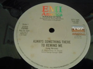 Naked Eyes - "Always Something There To Remind Me" - EMI America 12" Single - Bild 1 von 2