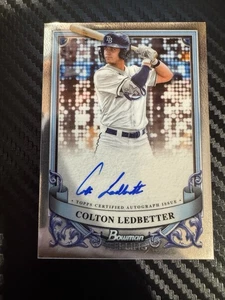 2024 Bowman Sterling Prospect Auto Colton Ledbetter #PA-CL Strahlen - Bild 1 von 2
