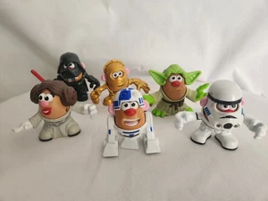 *Lot Of 6* EUC Mini Mr. Potato Head Disney Star Wars Mixable Mashable Heroes - Picture 1 of 19