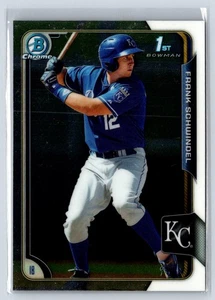 1st Bowman Chrome Prospects BCP86 2015 Frank Schwindel Kansas City Royals - Imagen 1 de 2