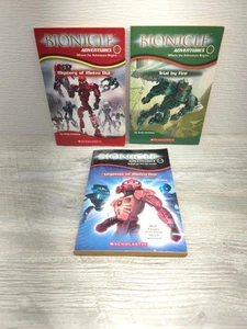 BIONICLE ADVENTURES 3 Books 1, 2, & 4 Lot GREG FARSHTEY Scholastic PAPERBACKS - Picture 1 of 3