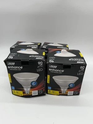 4-PACK Feit Electric 90-W PAR38 Bright White Outdoor LED Light Bulbs - Image 1 of 3