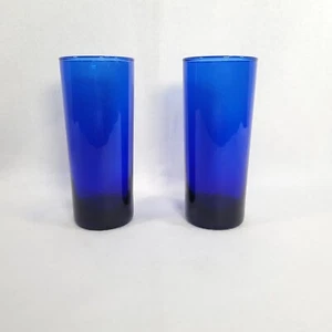 Cristar Glas Kobaltblau Lexington Kühlbecher 11,25 Unzen gerade gewichtet - Bild 1 von 12