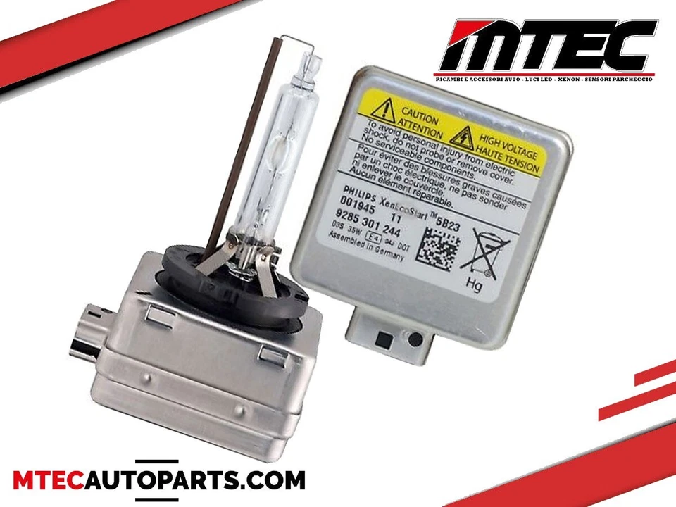 LAMPADA Philips D3S Lampade Xenon Hid 35W Bianco Anabbaglianti AUDI BMW MERCEDES - Image 1 of 1