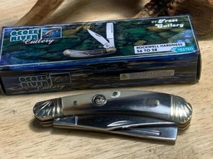 Frost Ocoee River Ox Horn Razor Knife 3 1/4" Pocket Knife FOC551OXH - Picture 1 of 4