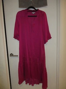 New Blue Illusion lightweight dress Size 2L - Picture 1 of 3