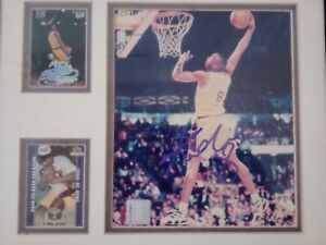 Kobe Bryant Autographed Los Angeles Lakers Iconic Photo Framed 