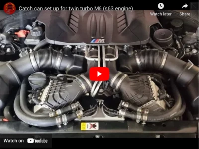 BMW F10 M5 F06 M6 F12 F13 - S63TU - Soporte de lata de captura personalizado - Nuevo - Foto 1 de 2