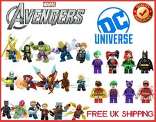 Lego and Custom Marvel DC Avengers SuperHero Mini Figures Endgame Series UK 