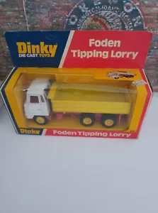 Vintage Boxed DINKY 432 Foden Tipping Lorry Diecast Model New in Box - Picture 1 of 14