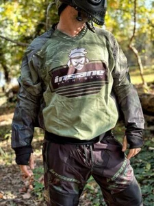 Insane Paintball Tigerstripe  Pro T20 Jersey - Olive - Small - Picture 1 of 1