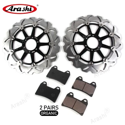 Rotor de disco de freno delantero + pastillas de freno para Ducati Monster 696 ABS 2010 2011 2012 Foto 1 de 4