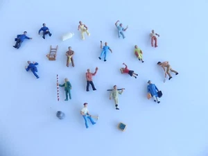 OCCASION PREISER HO 1: 87 / 16 PERSONNAGES DIVERS - Picture 1 of 1