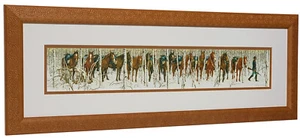 Bev Doolittle "Two Indian Horses" Matted & Framed Art Print  - Picture 1 of 1