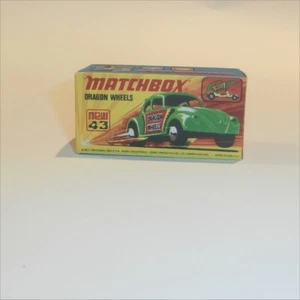Matchbox Lesney Superfast 43 e DragonWheels I Style Repro Box - Picture 1 of 4