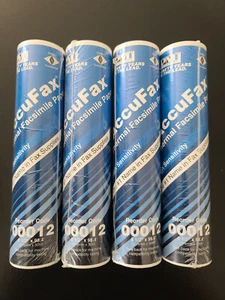 (4) AccuFax Thermo Faksimile Papier Hochempfindlich 8 1/2" x 98,4' Neu 00012 - Bild 1 von 2