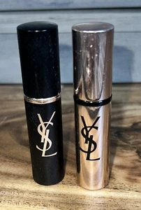 Yves Saint Laurent refillable fragrance atomizer Black & Rose Gold Lot Of 2 - Picture 1 of 1