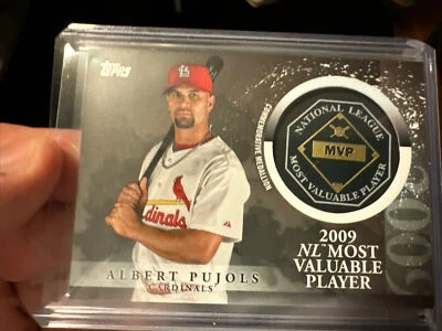 Albert Pujols 2023 TOPPS UPDATE SERIES 2009 NL MVP AWARD WINNER MEDALLION MVP-AP - Image 1 of 2