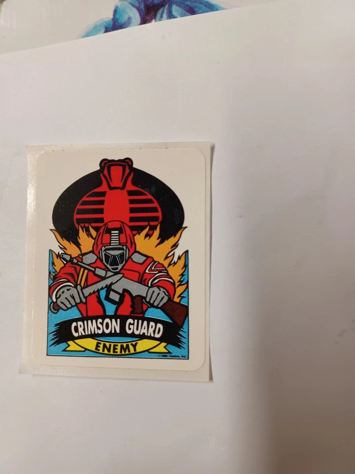 1986 Hasbro/Milton Bradley GI Joe Action Stickers “Crimson Guard” - Image 1 of 1