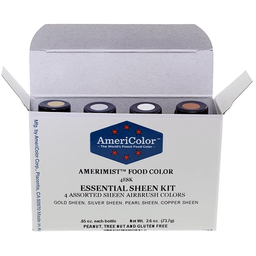AmeriColor AmeriMist Essential Sheen Airbrush Kit, 4 .65 Ounce Bottles - Image 1 of 1