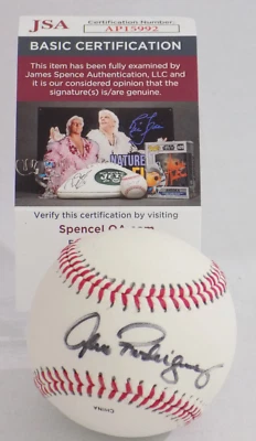 Alex Rodriguez Signed Autographed Rookie Signature Baseball JSA COA - Image 1 of 4