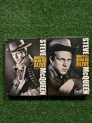 Steve McQueen Wanted Dead or Alive Season 1 And 2 NEW DVD Box Set TV Series A5 Foto 1 de 4