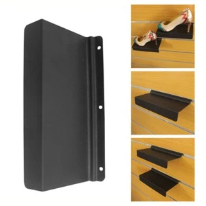 Versatile Flat Slat Wall Shelf for Shoe Merchandising 9 06 x 3 74 inches - Picture 1 of 12