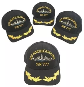 Cappello vintage USS North Carolina SSN-777 cappello ufficiale US Navy Vet Sub The-Corps NUOVO - Foto 1 di 12