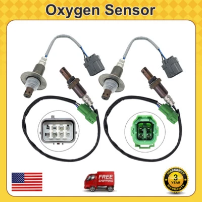 4pcs Oxygen O2 Sensor Upper+Lower Fit For 2007 2008 Suzuki Grand Vitara 2.7L V6 - Image 1 of 4