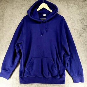 J Crew Hoodie Herren L Re-imagined Sportswear NY blau lila Baumwollmischung Pullover - Bild 1 von 23