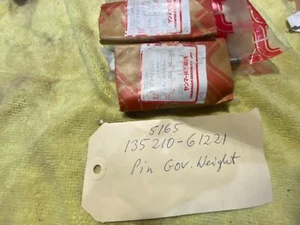 2 x Yanmar Genuine Part 135210-61221 Pin Gov Weight S165 - Foto 1 di 5
