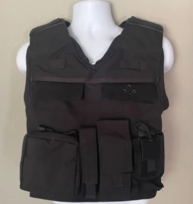 SECOND CHANCE Standard Armor Carrier Side Open Fix Pocket XL 2516-2517 Black - Image 1 of 4