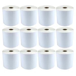 12 Rolls 4x6 Direct Thermal Shipping Labels 450/Roll For Zebra Eltron 2844 ZP450 - Picture 1 of 5