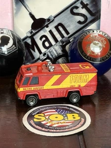 Matchbox 1980 Command Vehicle 1:64 Red Metro Airport Foam Diecast USED EX Cond - Picture 1 of 10