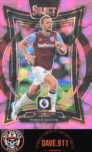 2024-25 Panini Select Premier League #70 Tomas Soucek Pink Ice - Picture 1 of 2